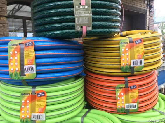 шланг поливочный в ассортименте (бухта)